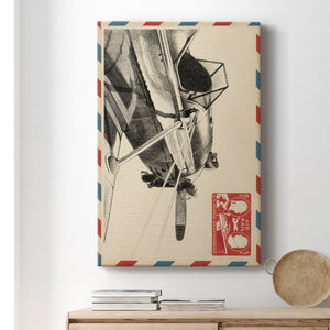 Vintage Airmail I - Canvas Art Print