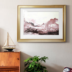 Pink Scenery - Modern Framed Art Print