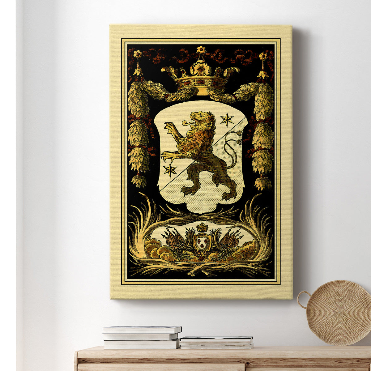 Family Crest III Premium Gallery Wrapped Canvas - Ready to Hang