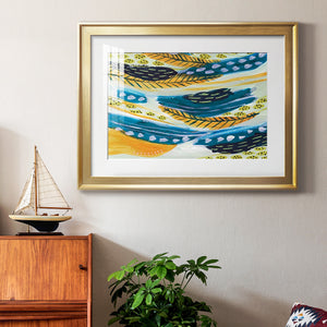 Feathery I - Modern Framed Art Print
