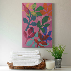 Vivid Stems IV - Canvas Art Print