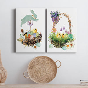 Bunny Hop Premium Gallery Wrapped Canvas - Ready to Hang