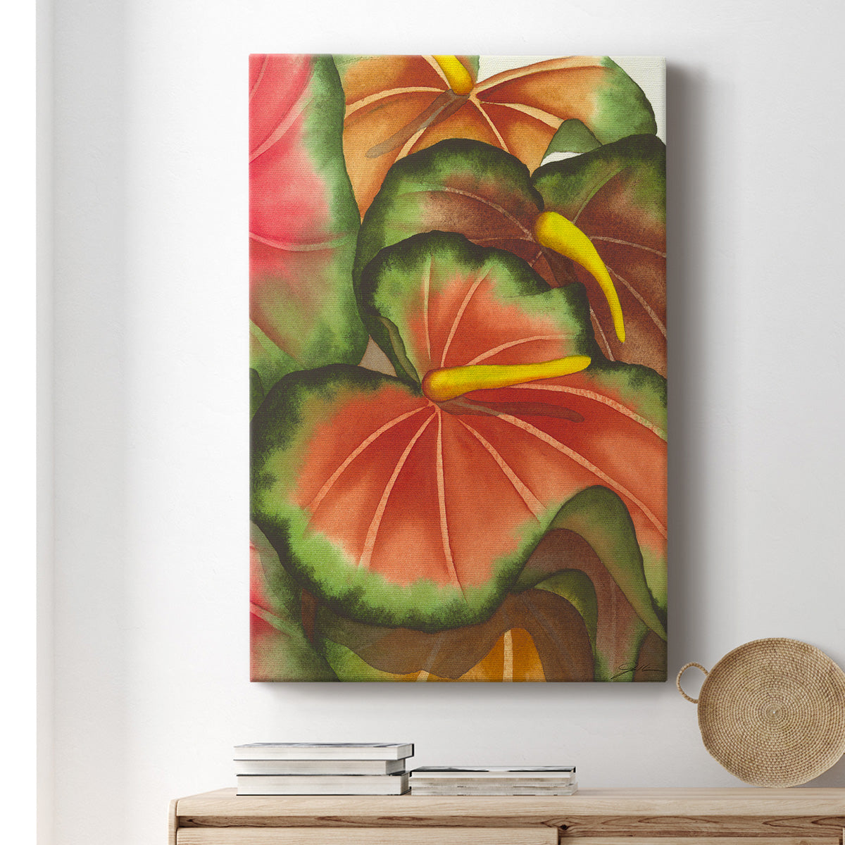 Anthuria II Premium Gallery Wrapped Canvas - Ready to Hang