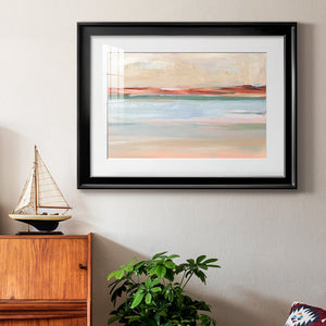 Sienna Horizon II - Modern Framed Art Print