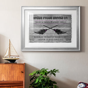 Hocus Pocus Broom Co. - Modern Framed Art Print