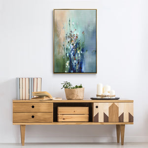 Current Air II - Framed Premium Gallery Wrapped Canvas L Frame - Ready to Hang