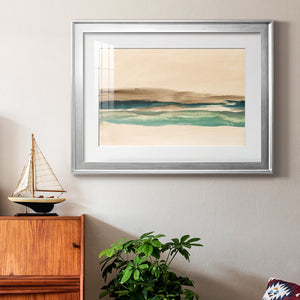 Layered Horizon I - Modern Framed Art Print