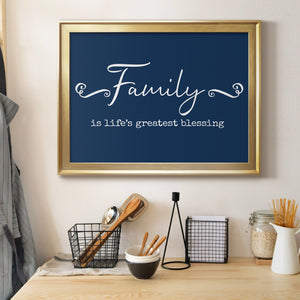 Family Greatest Blessing - Modern Framed Canvas Print