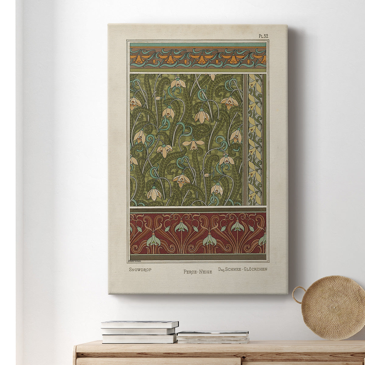 Nouveau Decorative VI Premium Gallery Wrapped Canvas - Ready to Hang