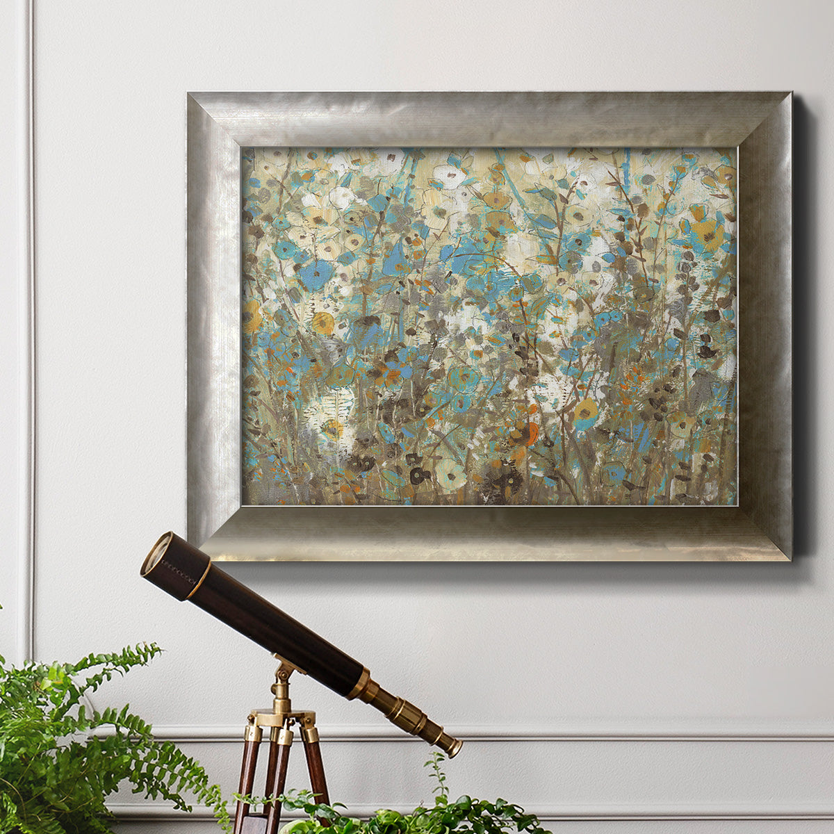 Flowering Vines II Premium Framed Canvas- Ready to Hang