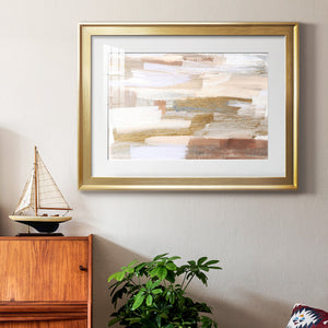 Gold Quartz II - Modern Framed Art Print