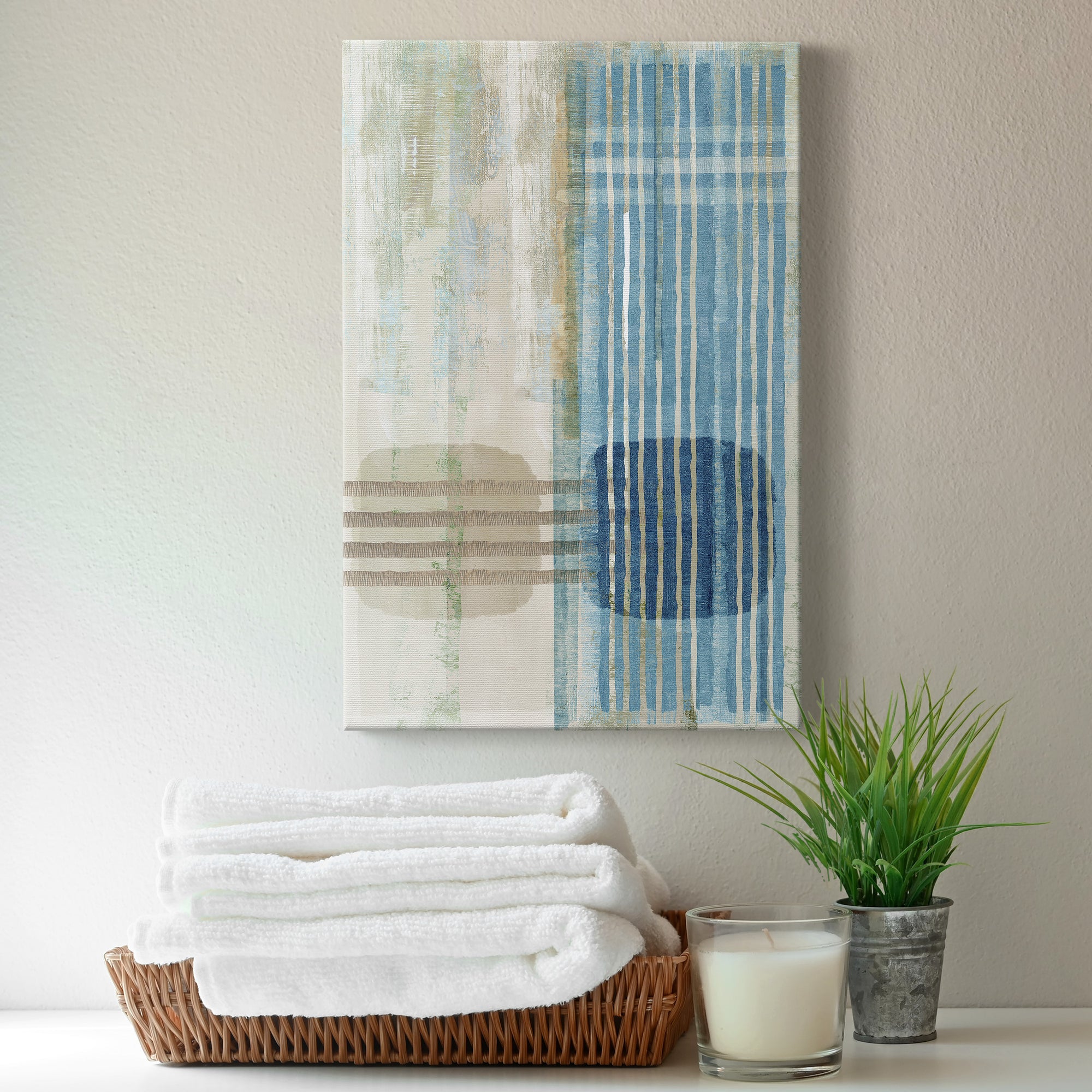 Blue Blue Horizon III Premium Gallery Wrapped Canvas - Ready to Hang