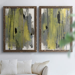 Loft Pastel I - Barnwood Framed Canvas Set