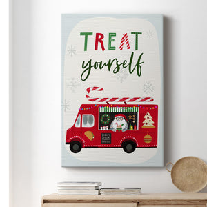Santa's Foodtruck Collection B - Canvas Art Print