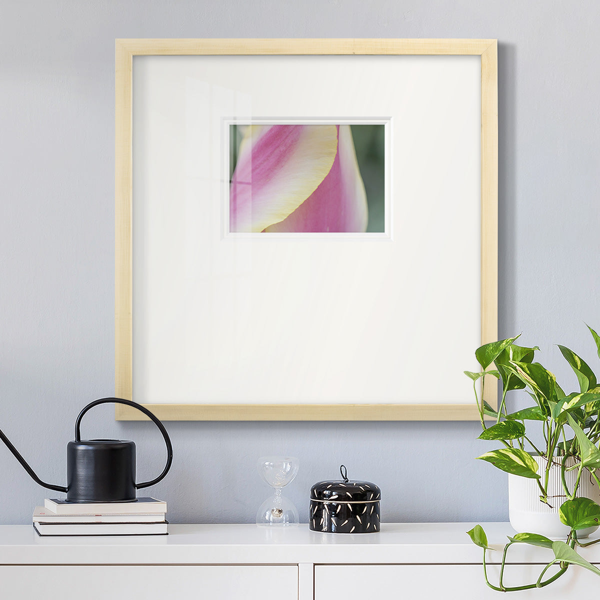 Delicate- Premium Framed Print Double Matboard