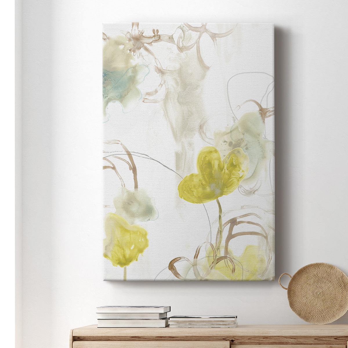 Floral Arc I Premium Gallery Wrapped Canvas - Ready to Hang