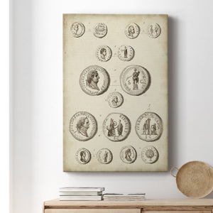 Antique Roman Coins III Premium Gallery Wrapped Canvas - Ready to Hang