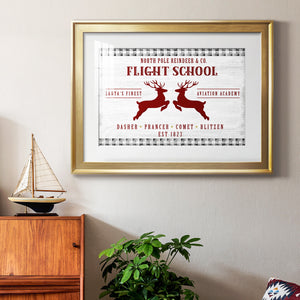 Flight School - Modern Framed Art Print