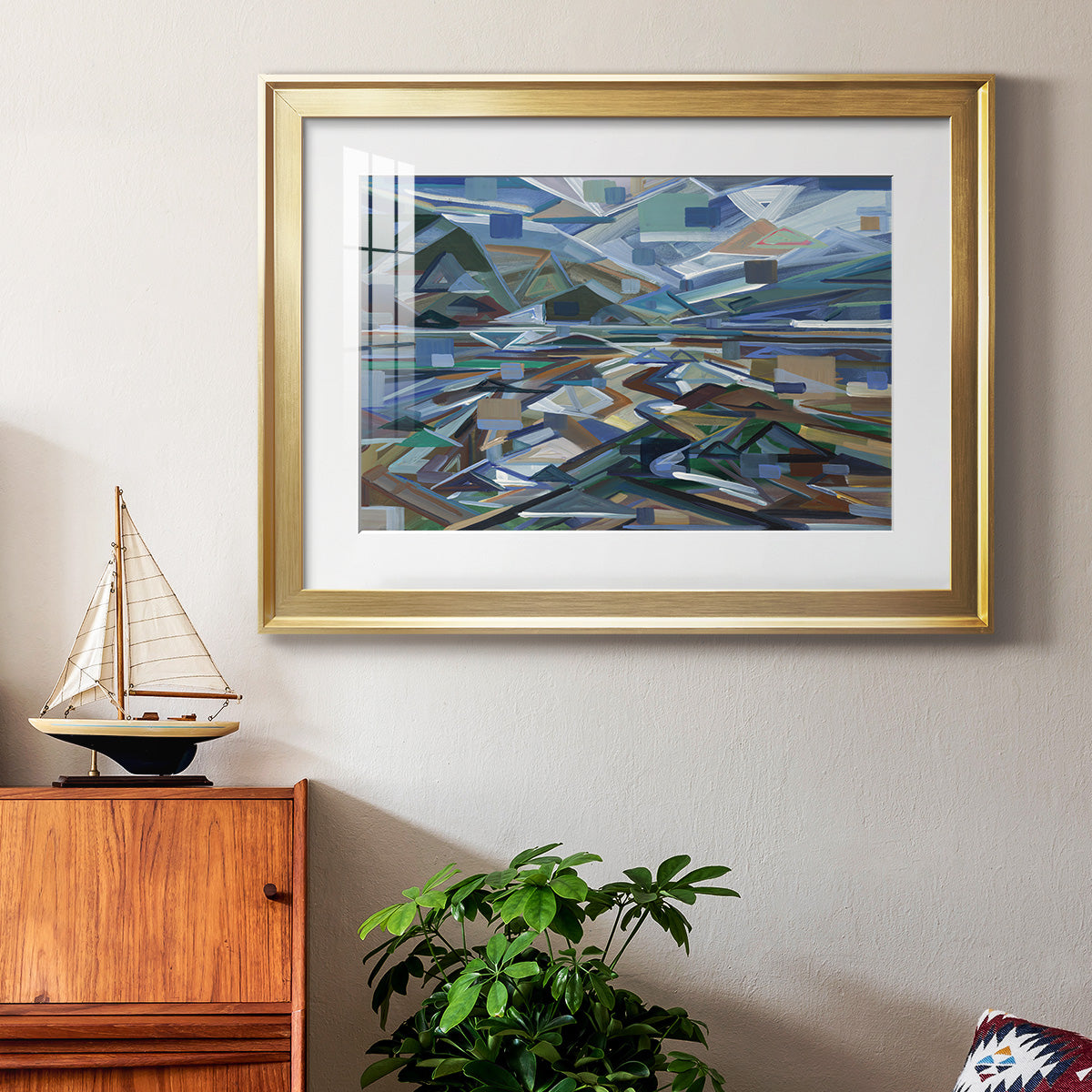 Low Tide Premium Framed Print - Ready to Hang