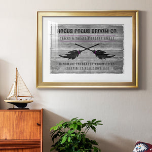 Hocus Pocus Broom Co. - Modern Framed Art Print