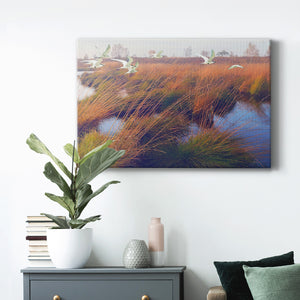Marshland Hues II Premium Gallery Wrapped Canvas - Ready to Hang