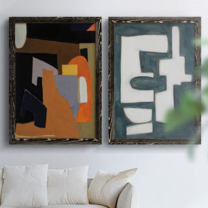 The Olive Press Rooom - Barnwood Framed Canvas Set