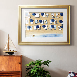 Dogs Allowed - Modern Framed Art Print
