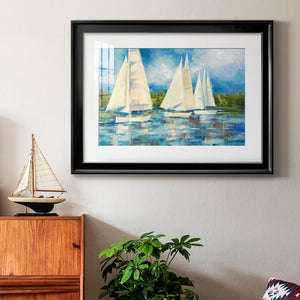 Clear Sailing - Modern Framed Art Print
