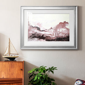 Pink Scenery - Modern Framed Art Print