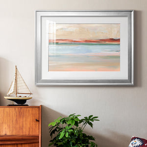 Sienna Horizon II - Modern Framed Art Print