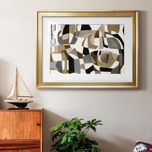 Circle Game - Modern Framed Art Print