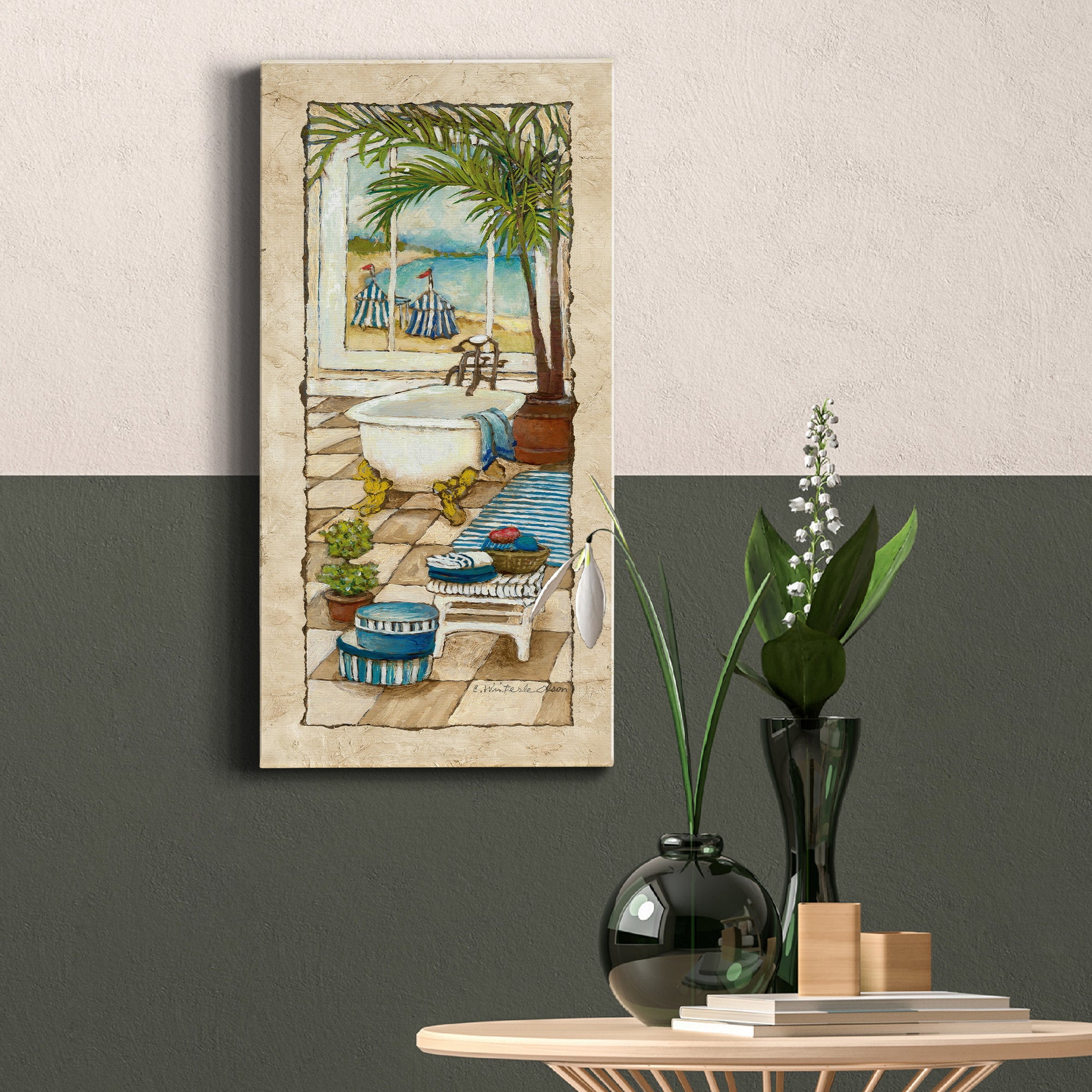 Day In Paradise II - Premium Gallery Wrapped Canvas - Ready to Hang