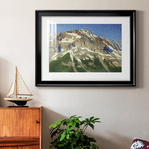 Vermillion Ascent - Modern Framed Art Print