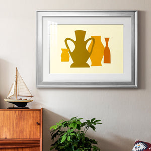 Posing Pottery I - Modern Framed Art Print