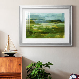 Emerald View I - Modern Framed Art Print