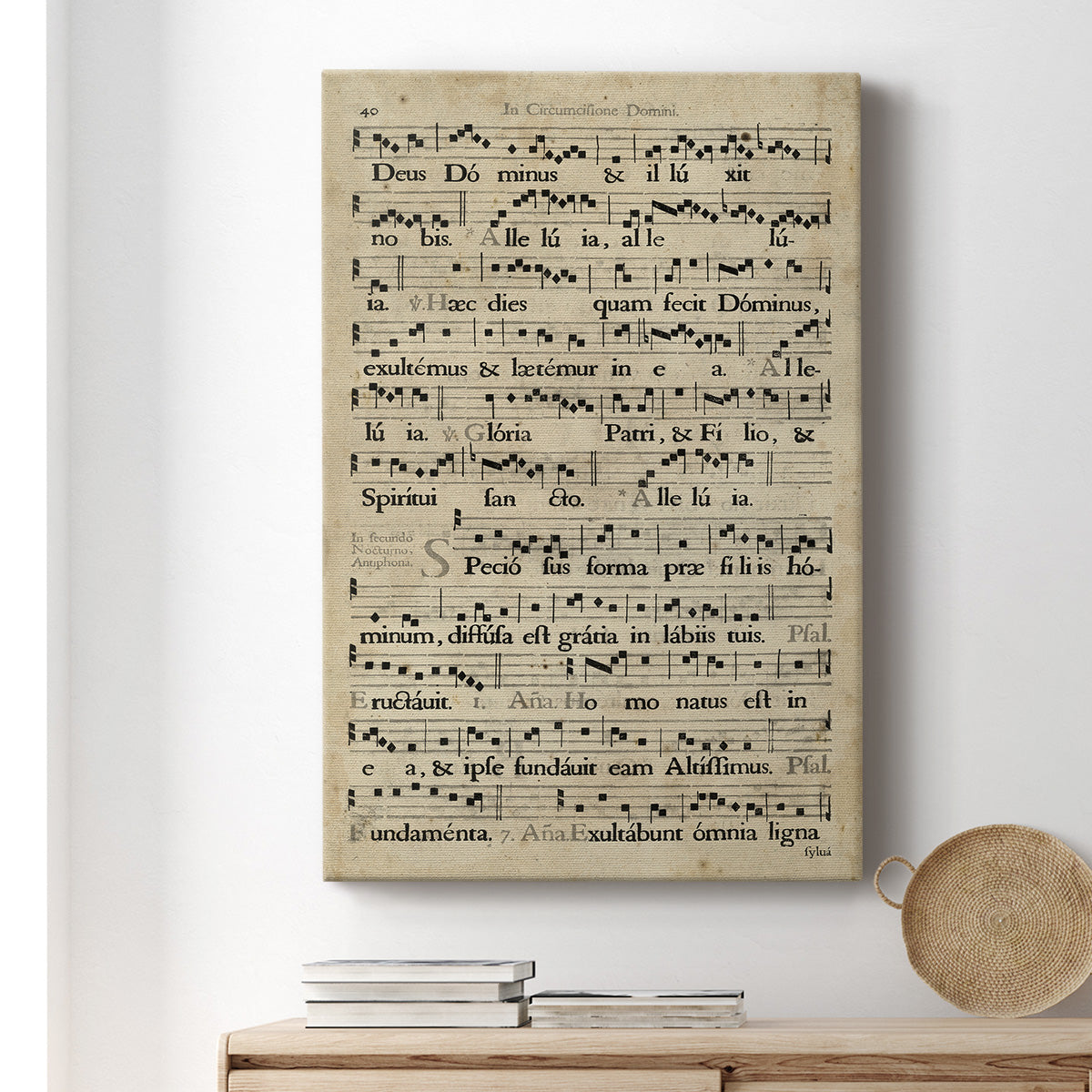 Vellum Songbook II Premium Gallery Wrapped Canvas - Ready to Hang