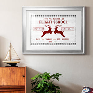 Flight School - Modern Framed Art Print