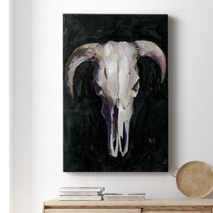 Horned Skull I - Canvas Art Print