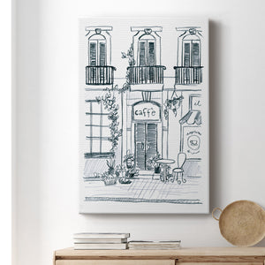 Italian Street Sketch III Premium Gallery Wrapped Canvas - Ready to Hang
