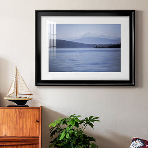 Blue Serenity - Modern Framed Art Print