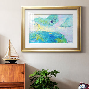 Smooth Sailing in the Heartland - Modern Framed Art Print
