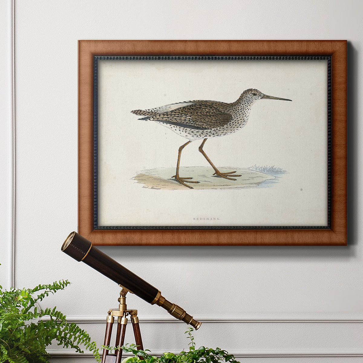 Morris Sandpipers V Premium Framed Canvas- Ready to Hang