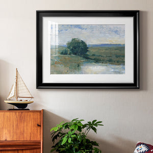 Riverbank Impression I - Modern Framed Art Print