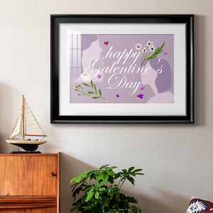 Happy Galentine's Day Collection A - Modern Framed Art Print