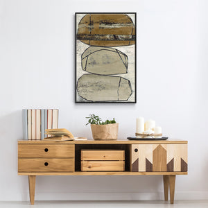 Dim Sum I - Framed Premium Gallery Wrapped Canvas L Frame - Ready to Hang