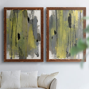 Loft Pastel I - Barnwood Framed Canvas Set