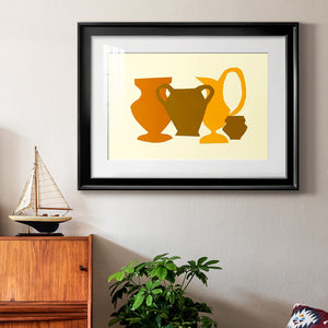 Posing Pottery II - Modern Framed Art Print