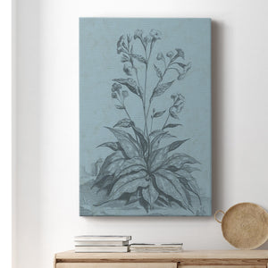 Botanical on Teal VI Premium Gallery Wrapped Canvas - Ready to Hang
