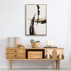 High Style II - Framed Premium Gallery Wrapped Canvas L Frame - Ready to Hang