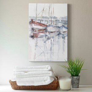 Watercolor Harbor Study II Premium Gallery Wrapped Canvas - Ready to Hang